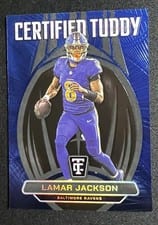2024 Panini Totally Certified Certified Tuddy Lamar Jackson #17 card