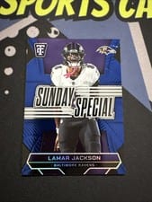 2024 Panini Totally Certified Sunday Special Lamar Jackson #9 card