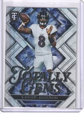 2024 Panini Totally Certified Totally Gems Lamar Jackson #12 card