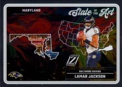 2024 Panini Zenith State of the Art Lamar Jackson #9 card