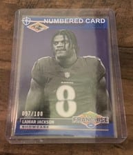 2024 Score The Franchise Lamar Jackson #3 card