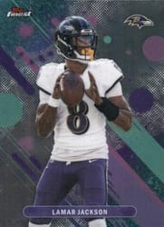 2025 Finest Base Set Lamar Jackson #47 card