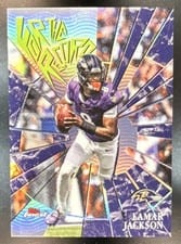 2025 Finest For the Record Lamar Jackson #FTR-1 card