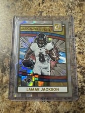 2025 Panini Donruss Action All-Pros Lamar Jackson #AAP-LJA card