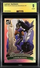 2025 Panini Donruss Downtown Lamar Jackson #1 card