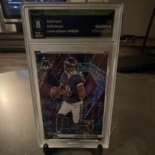 2025 Panini Mosaic Lamar Jackson Mosaic Genesis #3 card