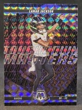 2025 Panini Mosaic Touchdown Masters Lamar Jackson #5 card