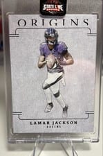 2025 Panini Origins Blank Slate Lamar Jackson #3 card