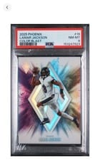 2025 Panini Phoenix Color Blast Lamar Jackson #16 card