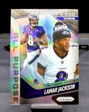 2025 Panini Prizm All Purpose Lamar Jackson #20 card