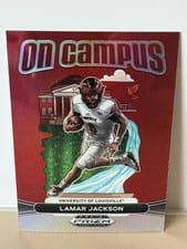 2025 Panini Prizm Draft Picks On Campus Lamar Jackson #15 card