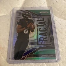 2025 Panini Prizm Fractal Lamar Jackson #2 card