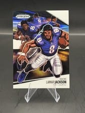 2025 Panini Prizm Manga - Vertical Lamar Jackson #3 card