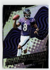 2025 Panini Revolution Shock Wave Lamar Jackson #5 card