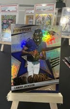 2025 Panini Revolution Star Gazing Lamar Jackson #1 card