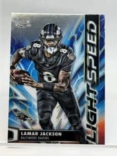 2025 Topps Cosmic Chrome Light Speed Lamar Jackson #LS-2 card