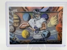 2025 Topps Cosmic Chrome Planetarium Lamar Jackson #PL-12 card