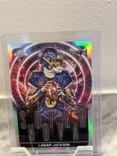 2025 Topps Cosmic Chrome Supernova Lamar Jackson #SPN-12 card