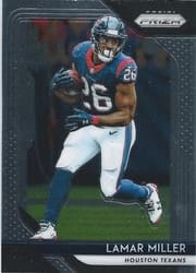 2018 Panini Prizm Base Set Lamar Miller #125 card