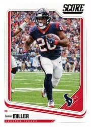 2018 Score Base Set Lamar Miller #126 card