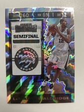 2019 Panini Contenders LaMarcus Aldridge Playoff Ticket #68 card
