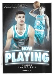2020-21 Hoops Now Playing LaMelo Ball #SS-31 card