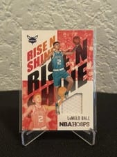 2020-21 Hoops Rise N Shine Memorabilia LaMelo Ball #RNS-LBL card