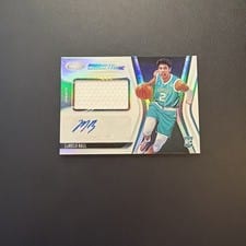 2020-21 Panini Certified Freshman Fabric Signatures LaMelo Ball #FF-BAL card