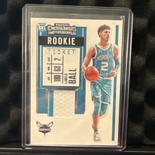 2020-21 Panini Contenders Rookie Ticket LaMelo Ball #RS-LMB card