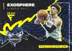 2020-21 Panini Flux Exosphere LaMelo Ball #100 card