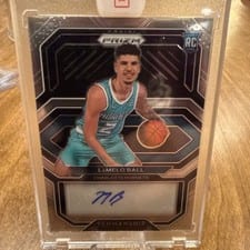 2020-21 Panini Prizm Rookie Penmanship LaMelo Ball #RP-LMB card