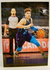 2020 Panini Chronicles LaMelo Ball Blue #102 card