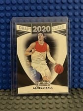 2020 Panini Contenders Draft Picks Draft Class LaMelo Ball Purple #4 card