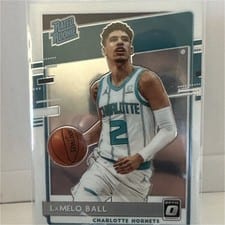 2020 Panini Donruss Optic LaMelo Ball Blue #153 card