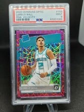 2020 Panini Donruss Optic LaMelo Ball Pink Velocity #153 card