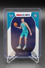 2020 Panini Hoops LaMelo Ball Red #223 card