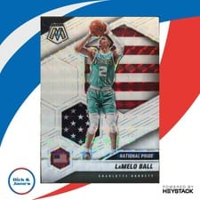 2020 Panini Mosaic LaMelo Ball White Mosaic #257 card