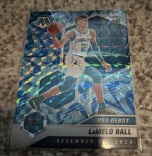 2020 Panini Mosaic LaMelo Ball Blue Mosaic #262 card