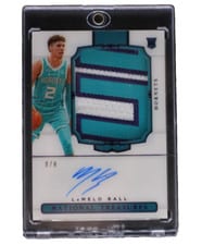 2020 Panini National Treasures LaMelo Ball #130 card