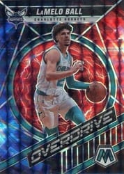 2021-22 Panini Mosaic Overdrive LaMelo Ball #5 card