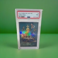 2021-22 Panini One and One Downtown LaMelo Ball #8 card