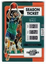 2021 Panini Contenders Optic LaMelo Ball #59 card