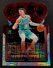 2021 Panini Crown Royale LaMelo Ball Asia Red #29 card