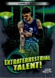 2023-24 Topps Chrome Cosmic Extraterrestrial Talent LaMelo Ball #ET-10 card
