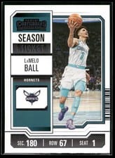 2023 Panini Contenders LaMelo Ball Season Ticket #26 card
