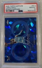 2025-26 Topps Chrome Sapphire Infinite Sapphire LaMelo Ball #IS-8 card