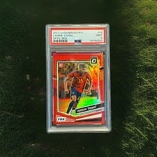 2023 Panini Donruss Lamine Yamal Red Optic #54 card