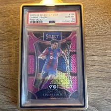 2023 Panini Select La Liga Lamine Yamal #136 card