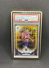 2023 Topps Chrome UEFA Club Lamine Yamal #64 card