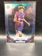 2023 Topps UEFA Club Lamine Yamal Blue Inferno #64 card